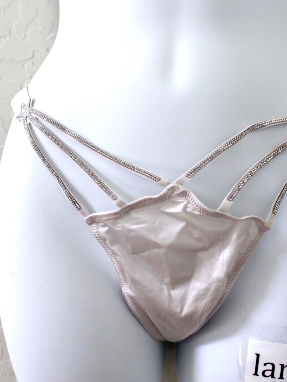 Victoria's Secret Very Sexy Starstruck Shine Smooth High-Leg Thong Panty Size L